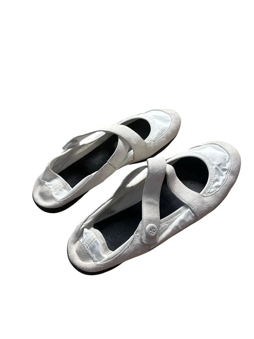 Tory Burch Romy Sport Mary Jane Sneakers White Size 10